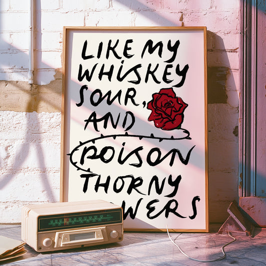 Taylor Swift inspired - Thorny flowers