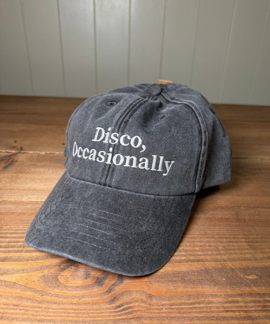 Harry Styles inspired cap - Disco, Occassionally - Black - Clothing - Thursday's Child