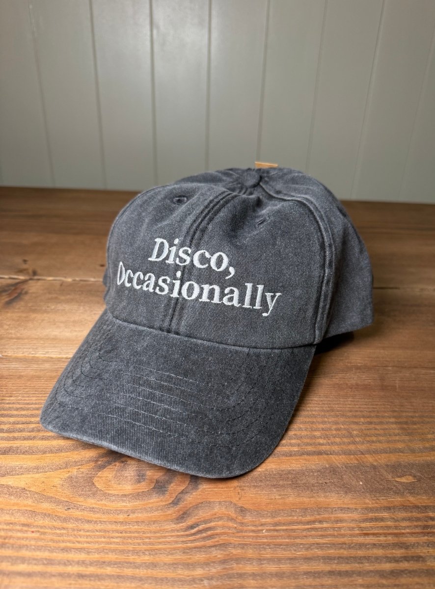 Harry Styles inspired cap - Disco, Occassionally - Black - Clothing - Thursday's Child