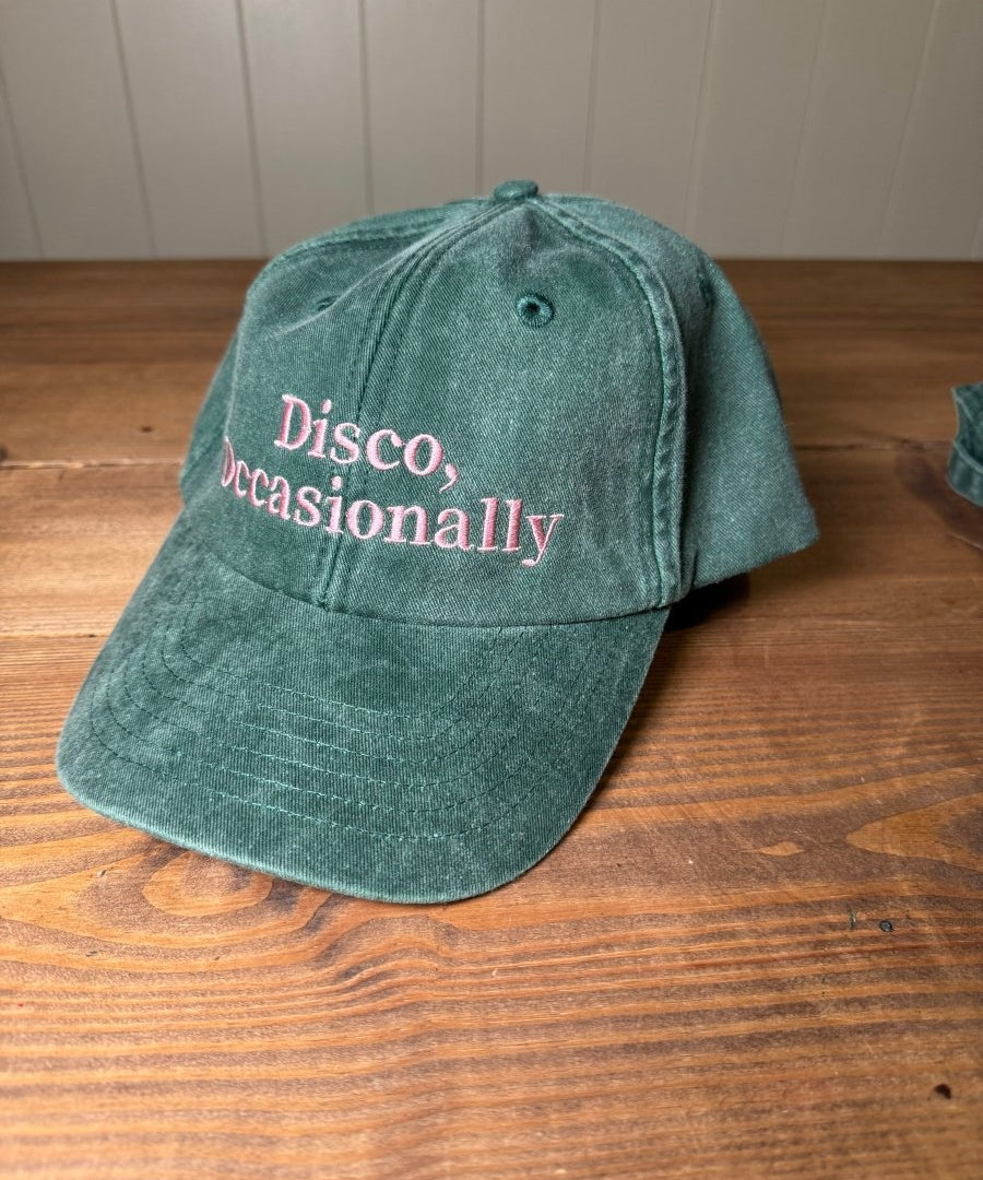 Harry Styles inspired cap - Disco, Occassionally - Vintage Bottle Green - Clothing - Thursday's Child