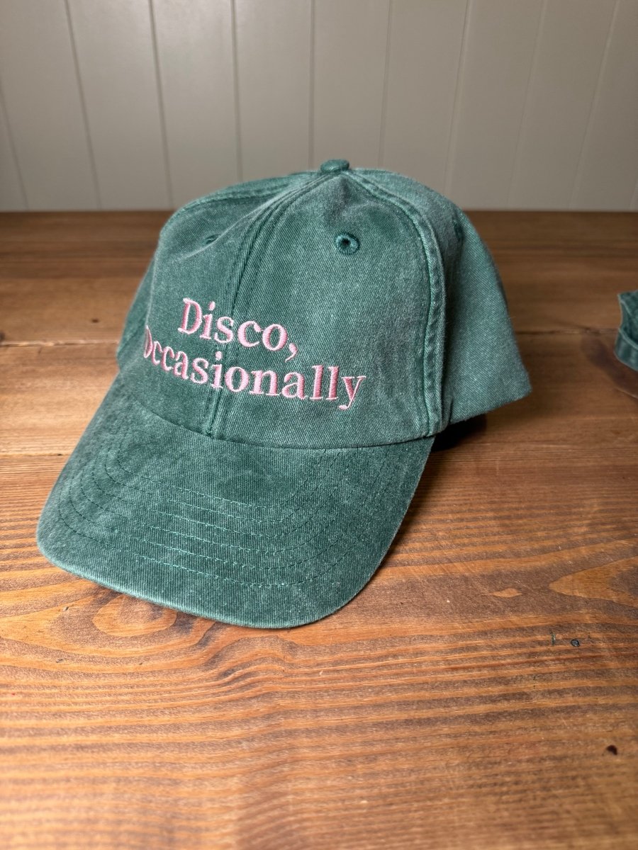Harry Styles inspired cap - Disco, Occassionally - Vintage Bottle Green - Clothing - Thursday's Child