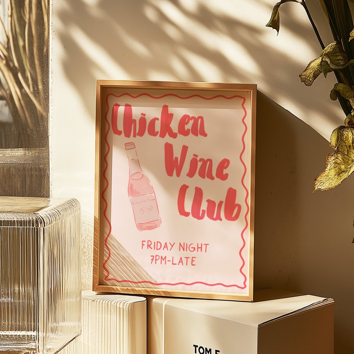 Chicken Wine - Digital Download - Print - Thursday's Child