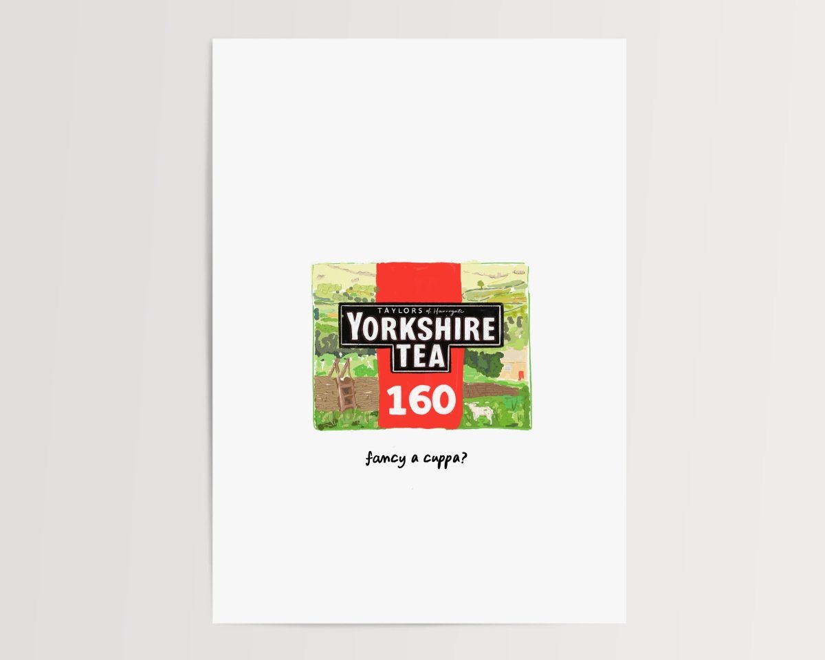 Tea - Multiple designs - A5 - Yorkshire Tea - Print - Thursday's Child