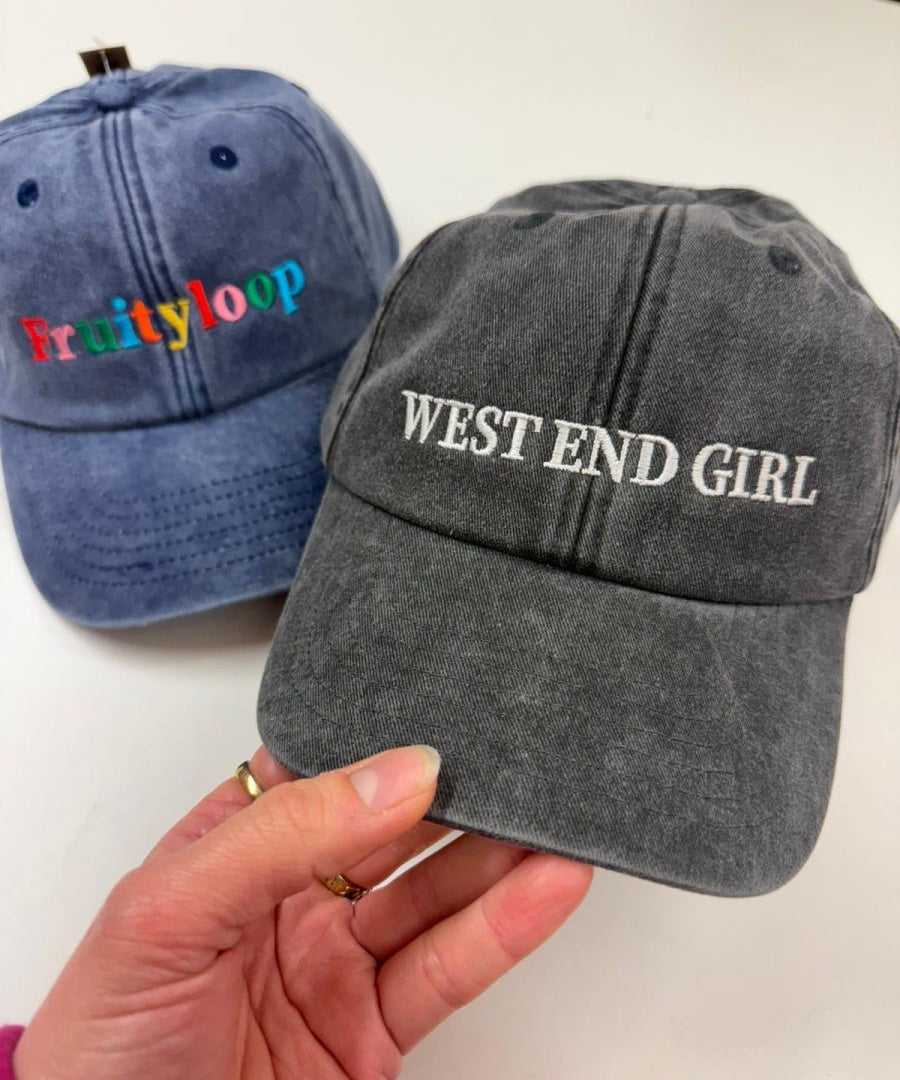 Custom cap - West End Girl - Black - Clothing - Thursday's Child