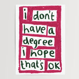 Degree Oil Pastel Print - A5 - Print - Thursday's Child