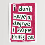 Degree Oil Pastel Print