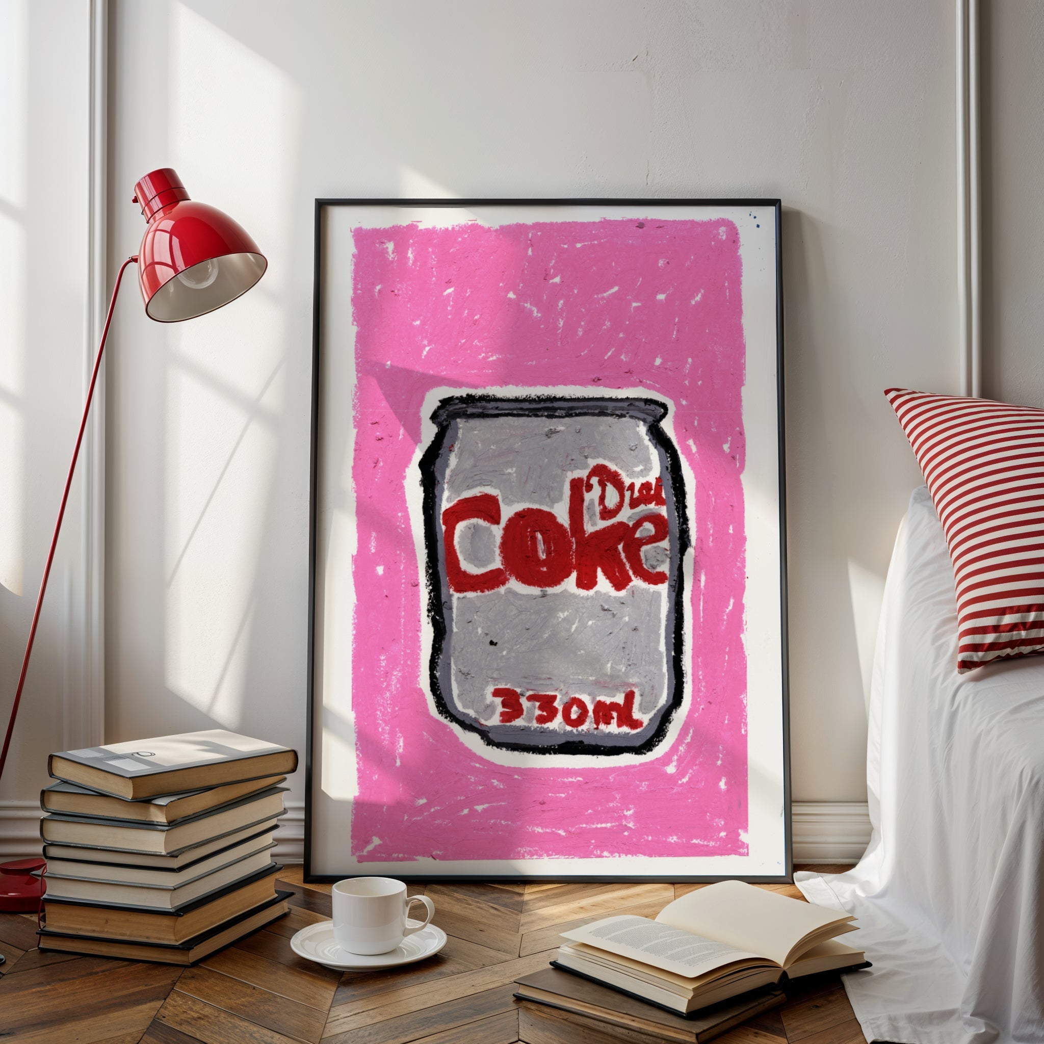 Diet Coke Oil Pastel Print - A5 - Print - Thursday's Child