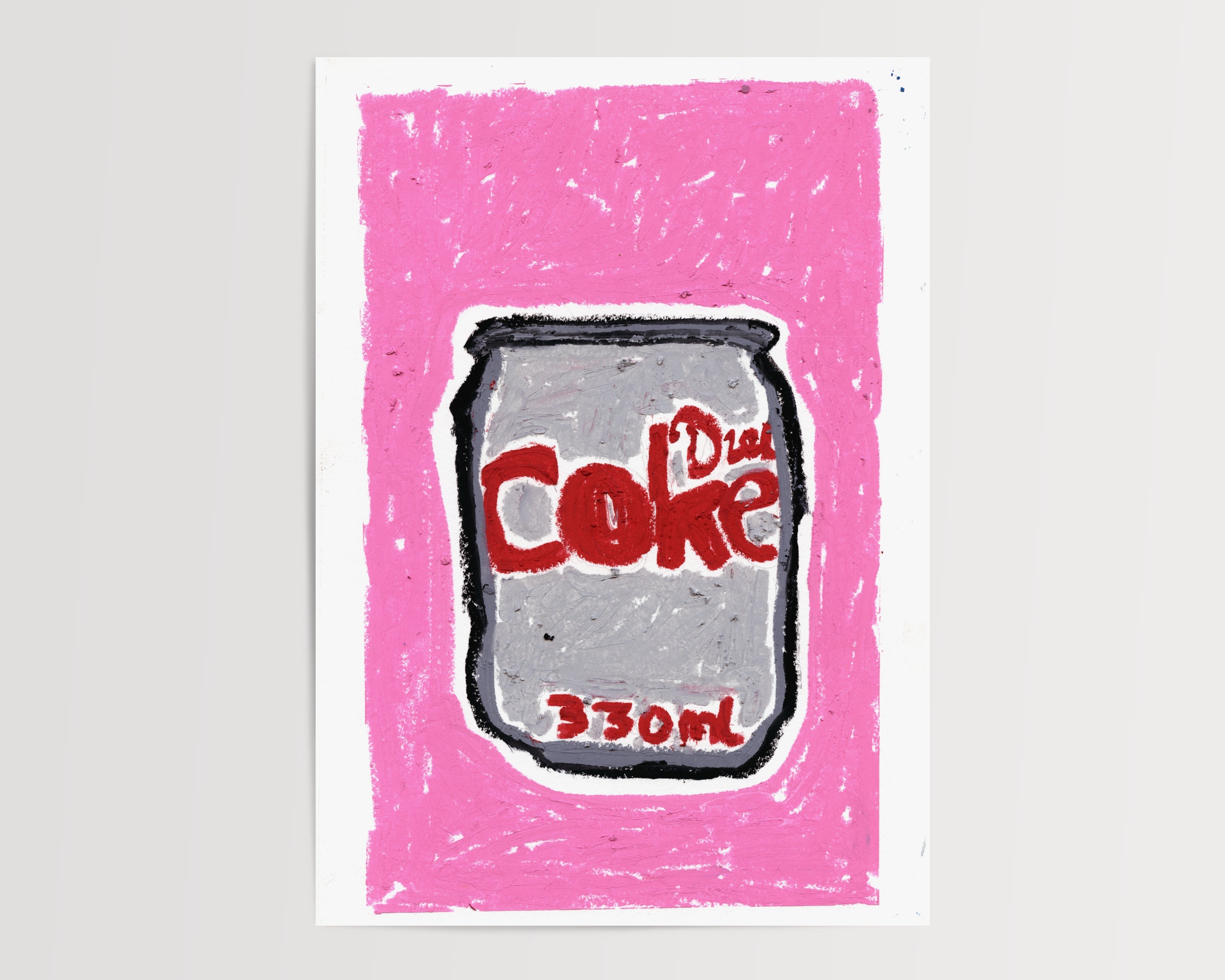 Diet Coke Oil Pastel Print - A5 - Print - Thursday's Child
