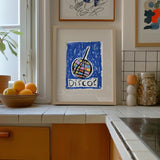 Disco Oil Pastel Print - A5 - Print - Thursday's Child