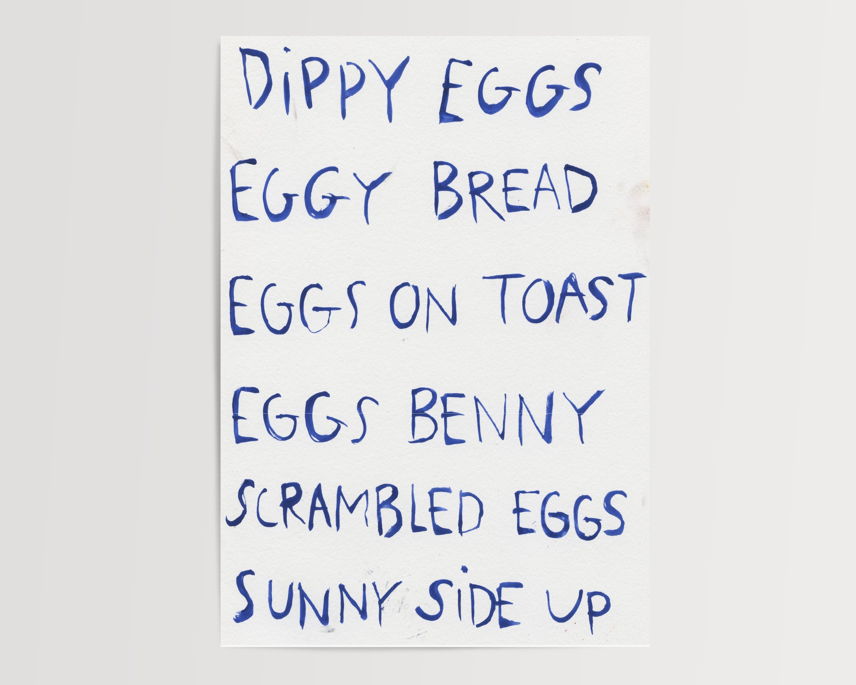 Eggs Hand Painted Print - A5 - Print - Thursday's Child