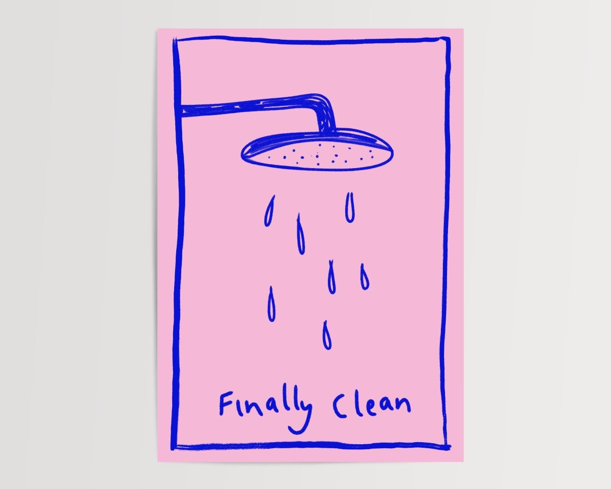 Finally Clean - Pink - Digital Download - Print - Thursday's Child