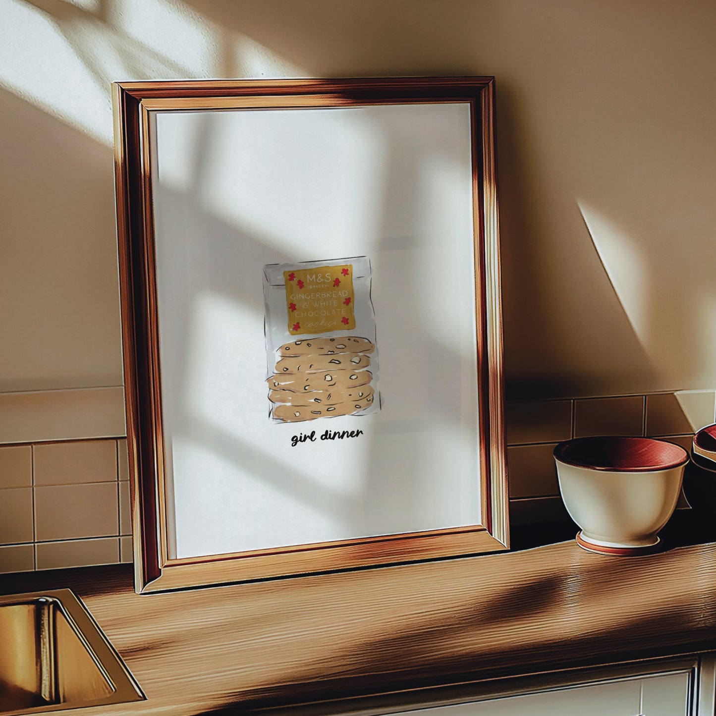 Girl dinner - Gingerbread cookies