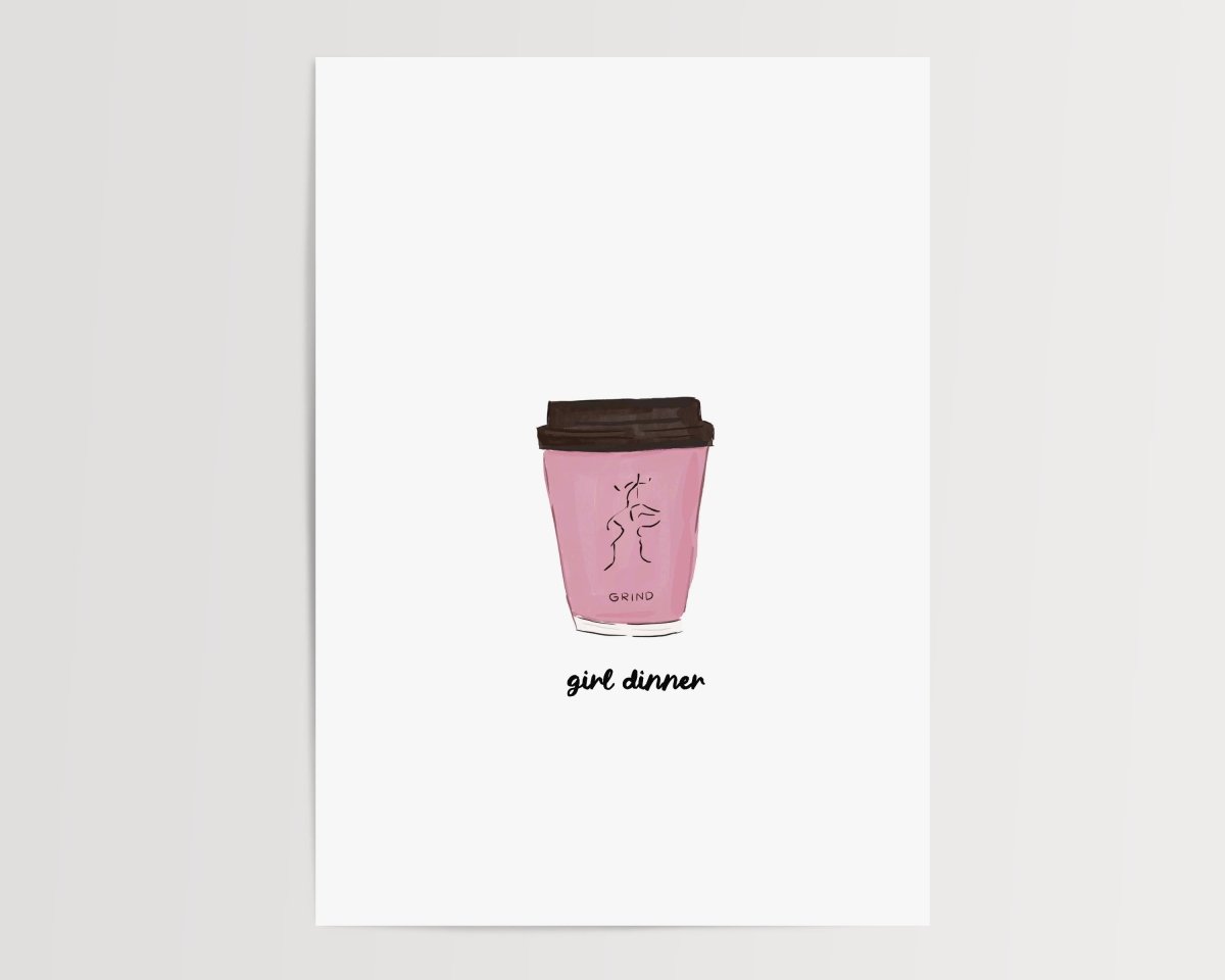 Girl dinner - Grind - Digital Download - Print - Thursday's Child