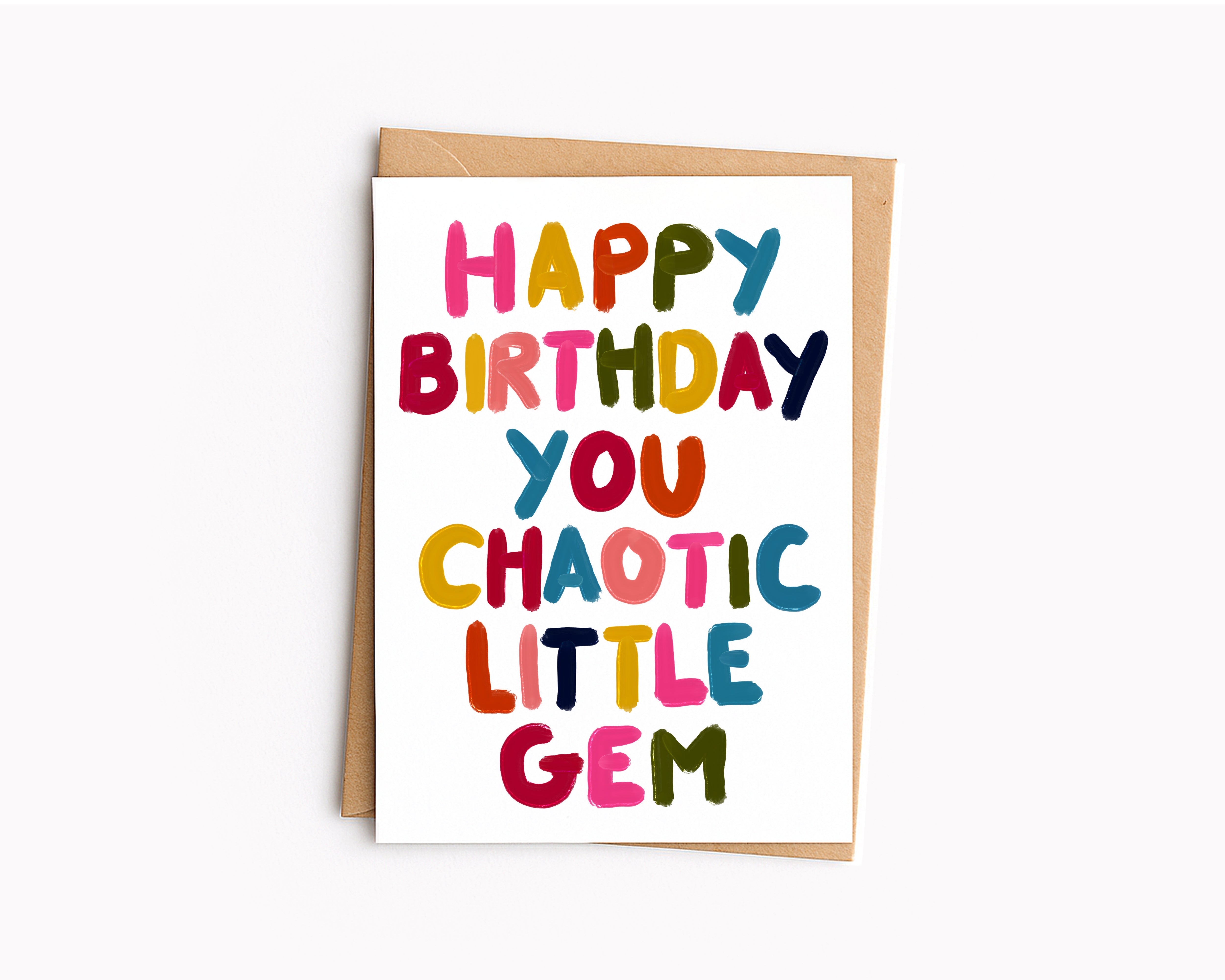 Happy birthday - card - Greetings Card - Thursday's Child