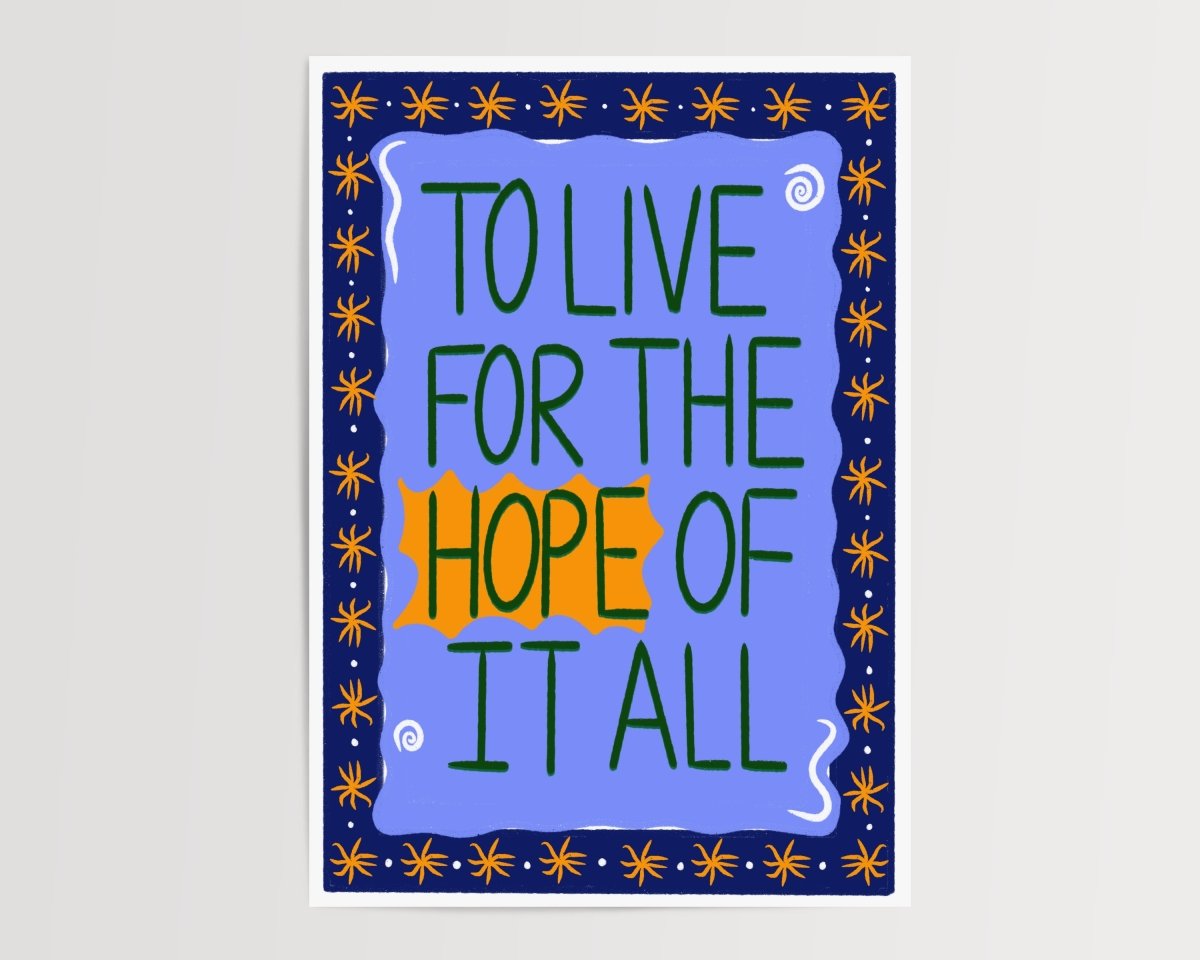 Hope of it all - Digital Download - Print - Thursday's Child