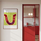 Horseshoe Oil Pastel Print - A5 - Print - Thursday's Child
