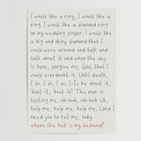 Husband - A5 - Print - Thursday's Child