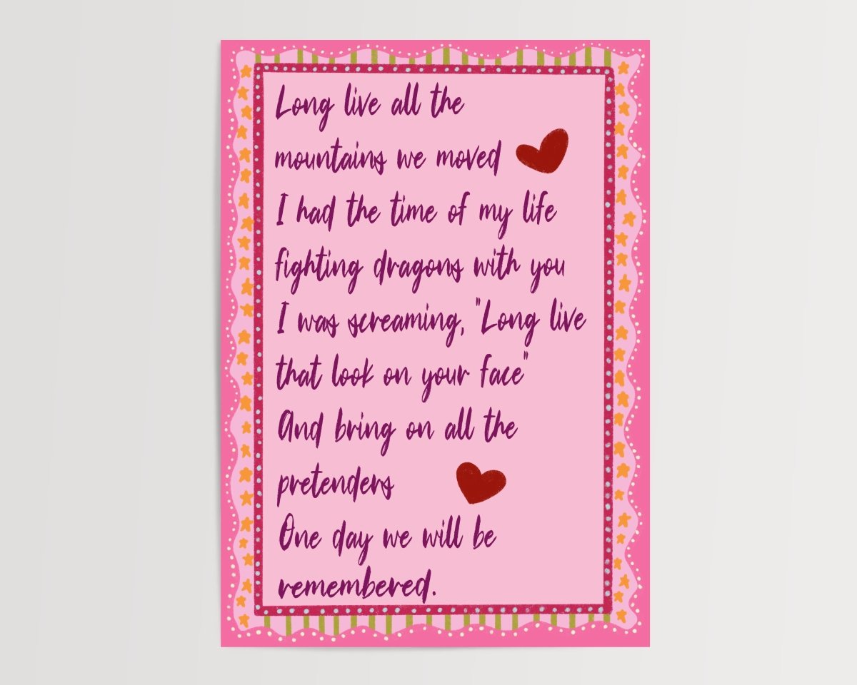 Long Live - Digital Download - Print - Thursday's Child