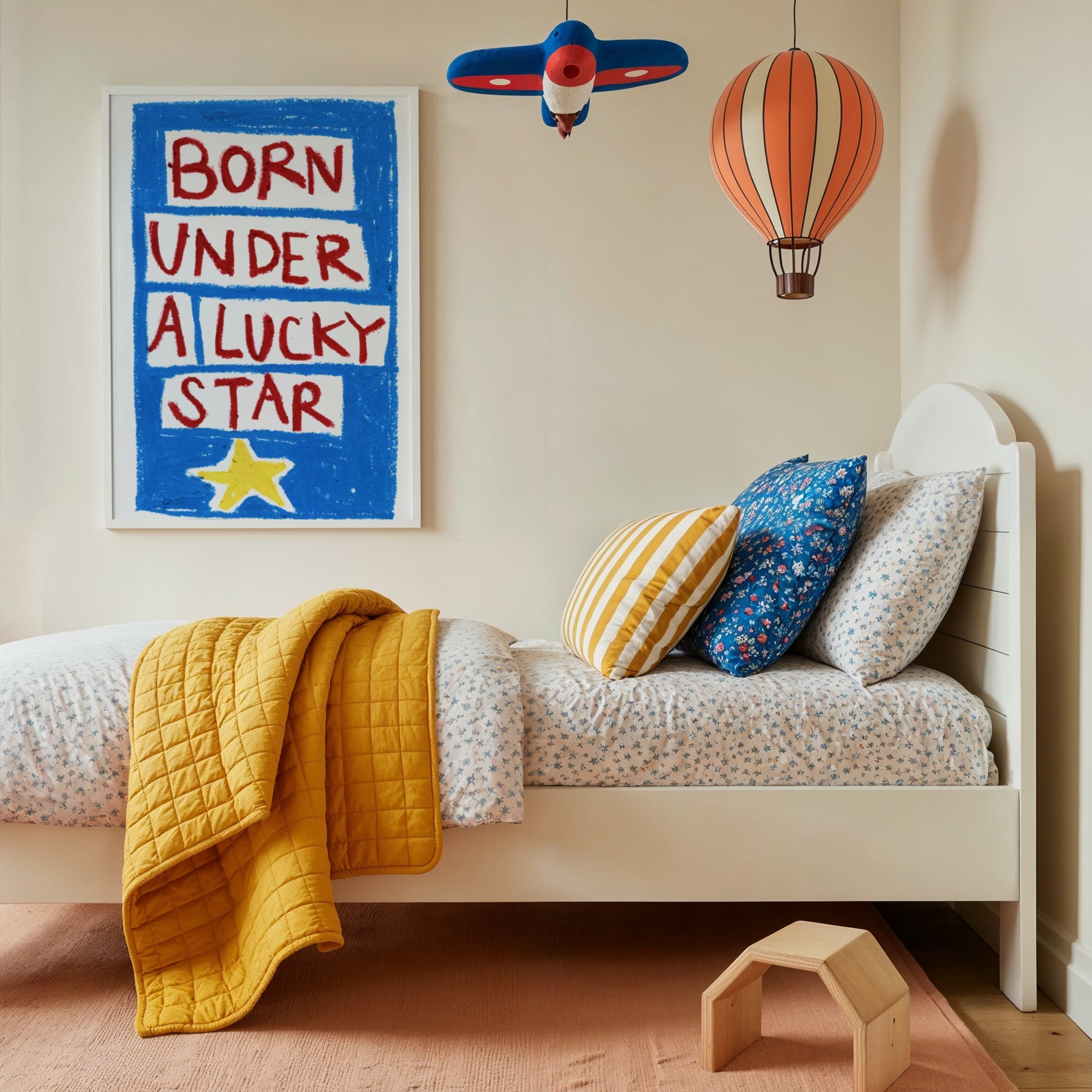 Lucky Star Oil Pastel Print - A5 - Print - Thursday's Child