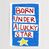 Lucky Star Oil Pastel Print - A5 - Print - Thursday's Child