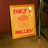 Fancy a Maccies? - Digital Download - Pink - Print - Thursday's Child