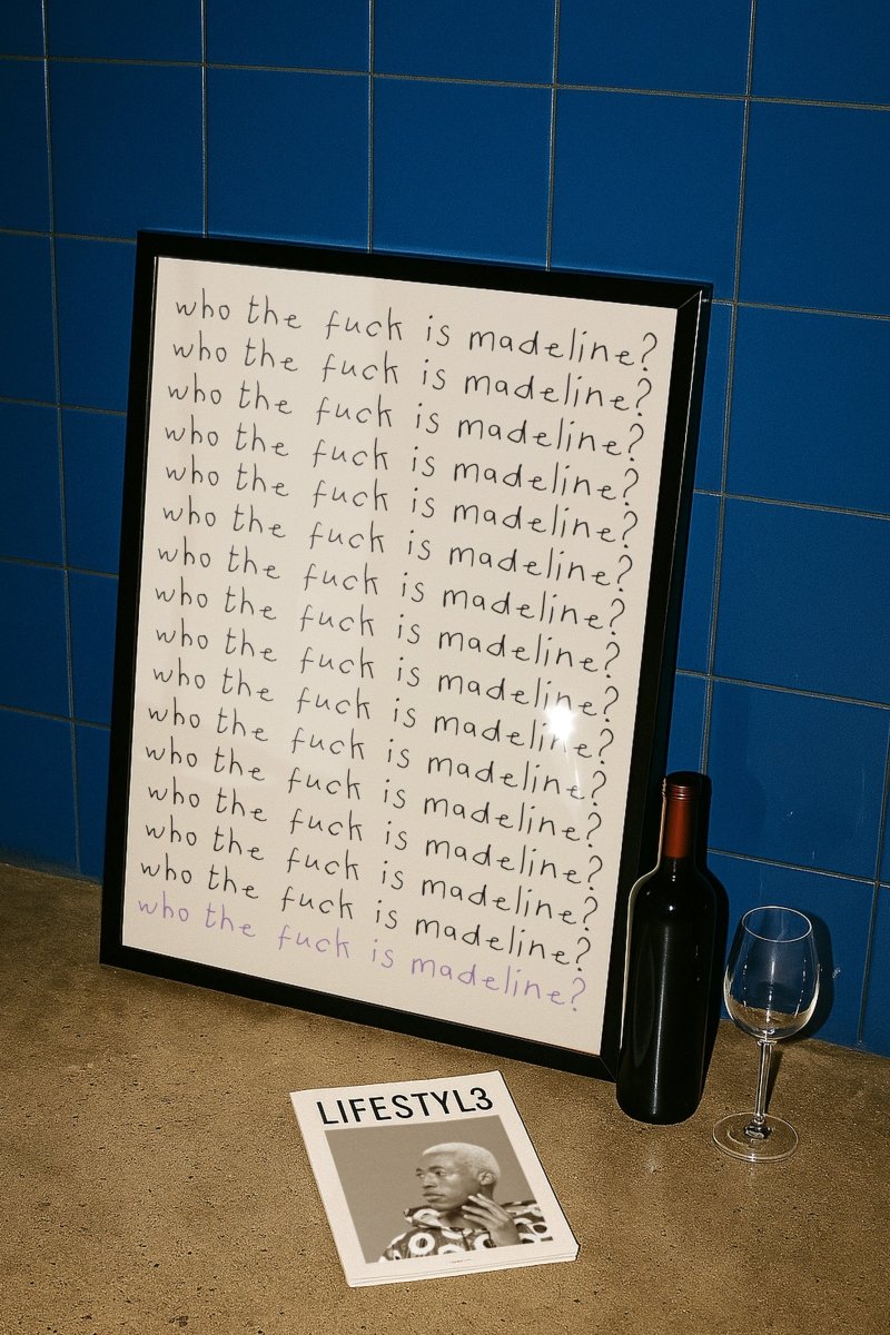 Madeline - A5 - White - Print - Thursday's Child