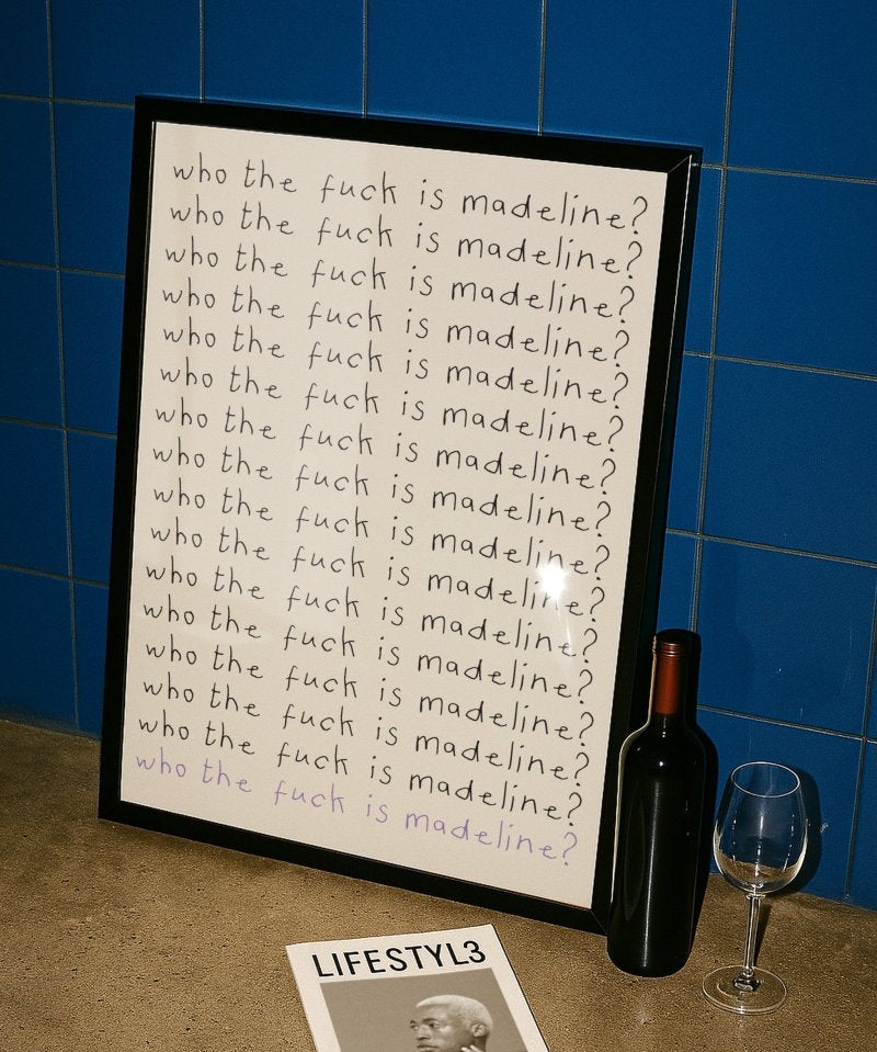 Madeline - A5 - White - Print - Thursday's Child