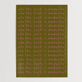 Madeline - A5 - Green - Print - Thursday's Child