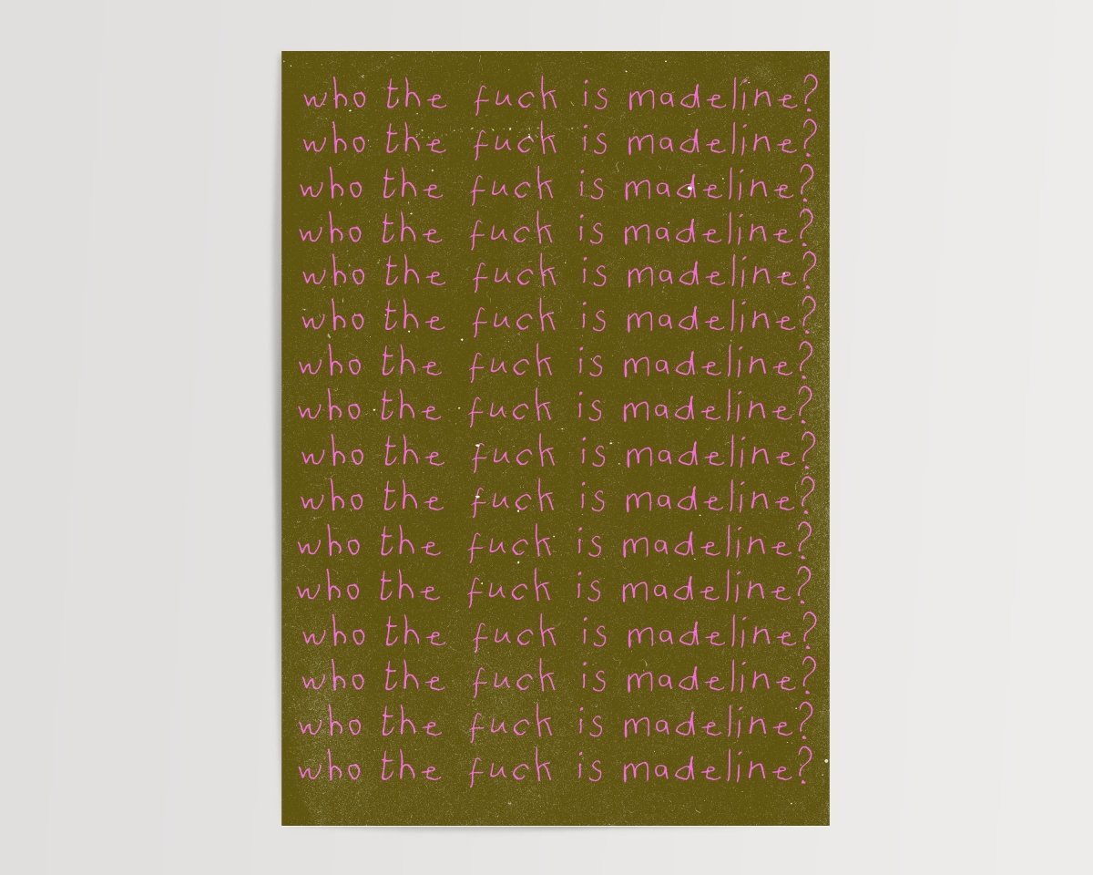 Madeline - A5 - Green - Print - Thursday's Child