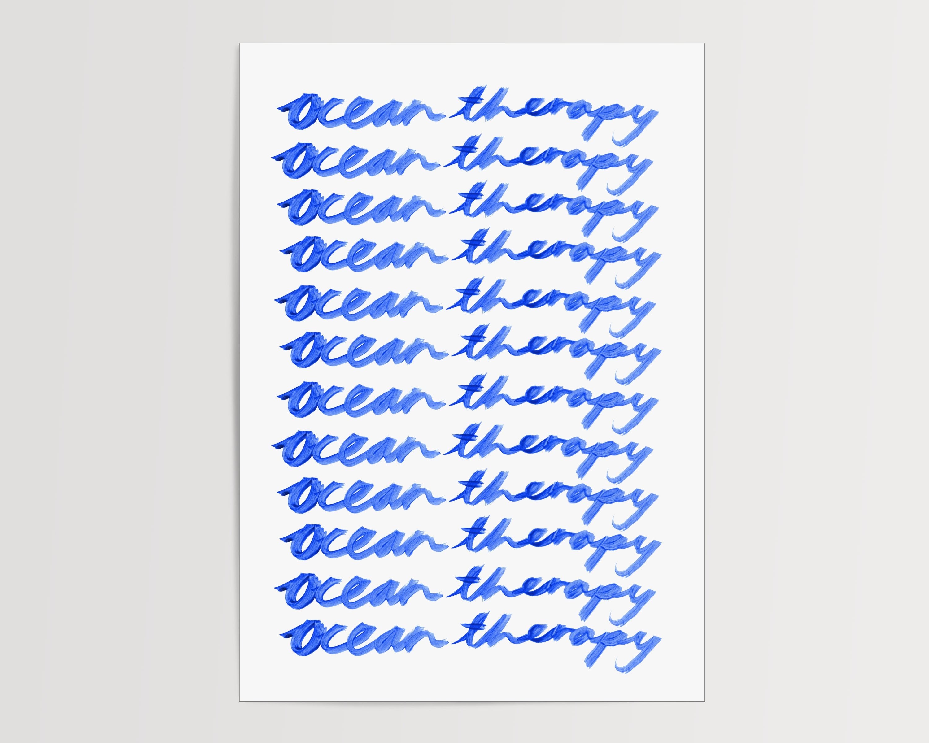 Ocean therapy - A5 - Print - Thursday's Child