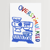 Overstimulated Oil Pastel Print - A5 - Print - Thursday's Child