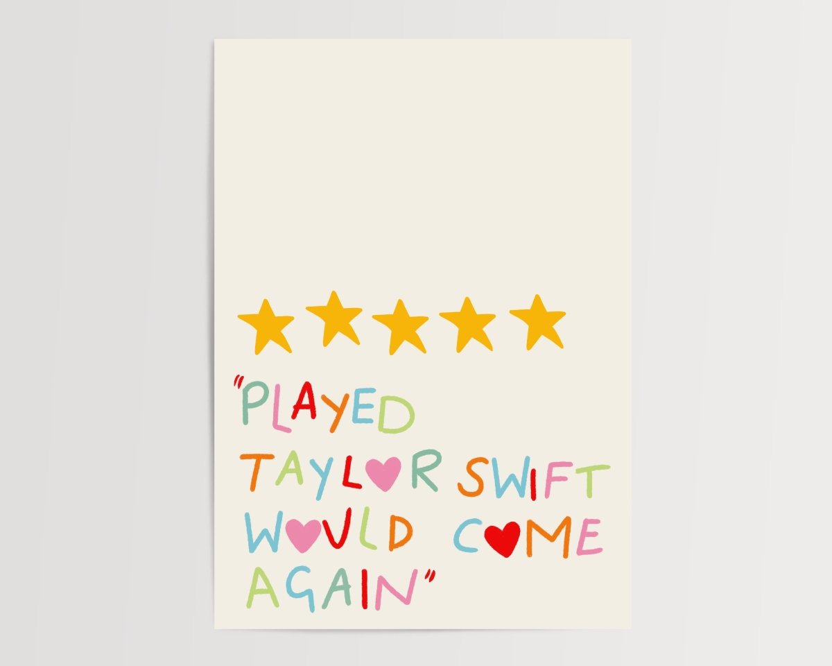 Played TS, Would Come Again - Digital Download - Print - Thursday's Child