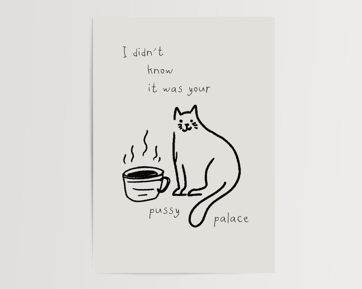Pussy Palace - A5 - Print - Thursday's Child