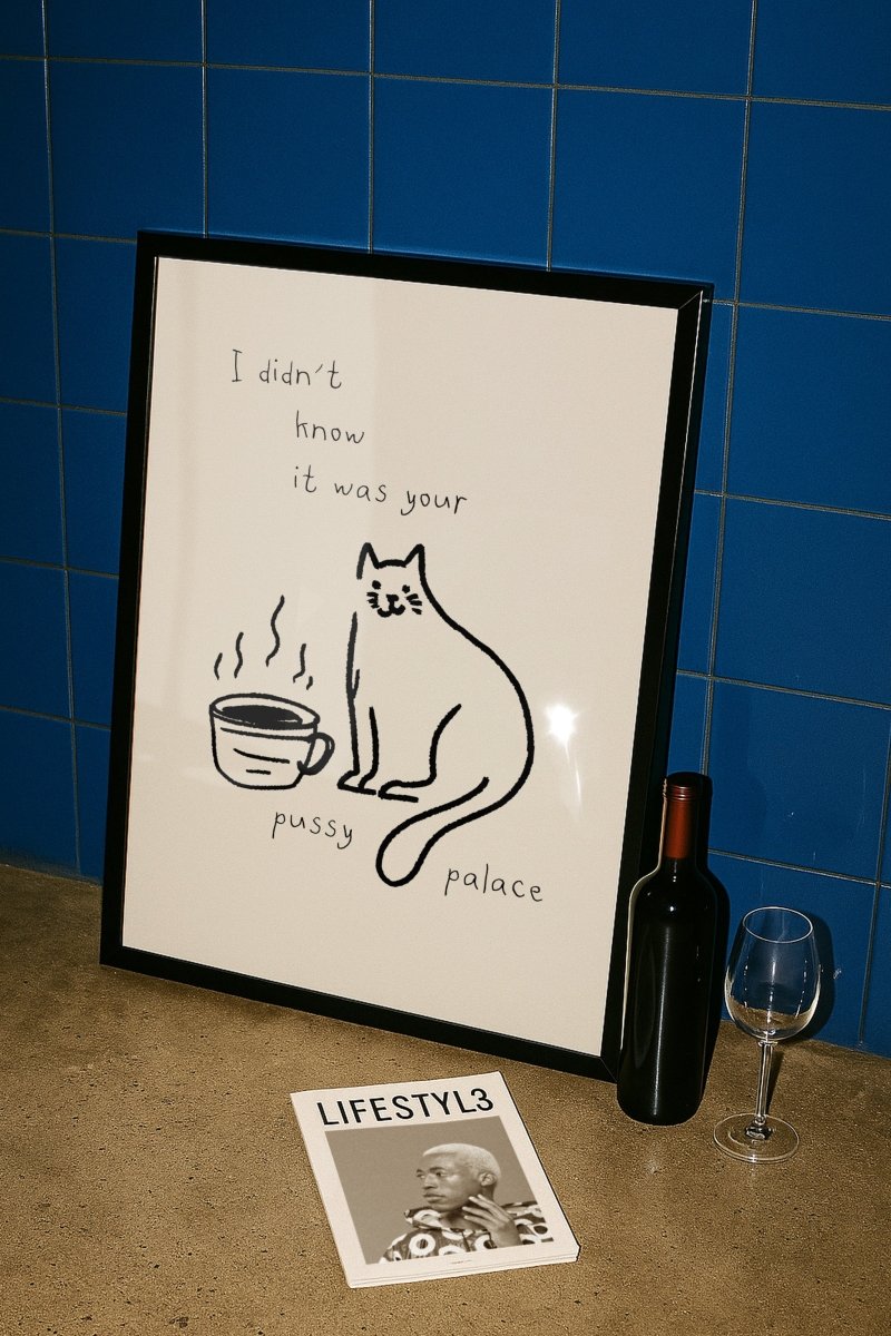 Pussy Palace - A5 - Print - Thursday's Child