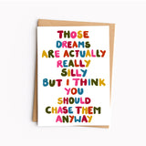 Silly dreams - card - Greetings Card - Thursday's Child