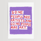 Some People Oil Pastel Print - A5 - Print - Thursday's Child