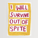 Spite Oil Pastel Print - A5 - Print - Thursday's Child