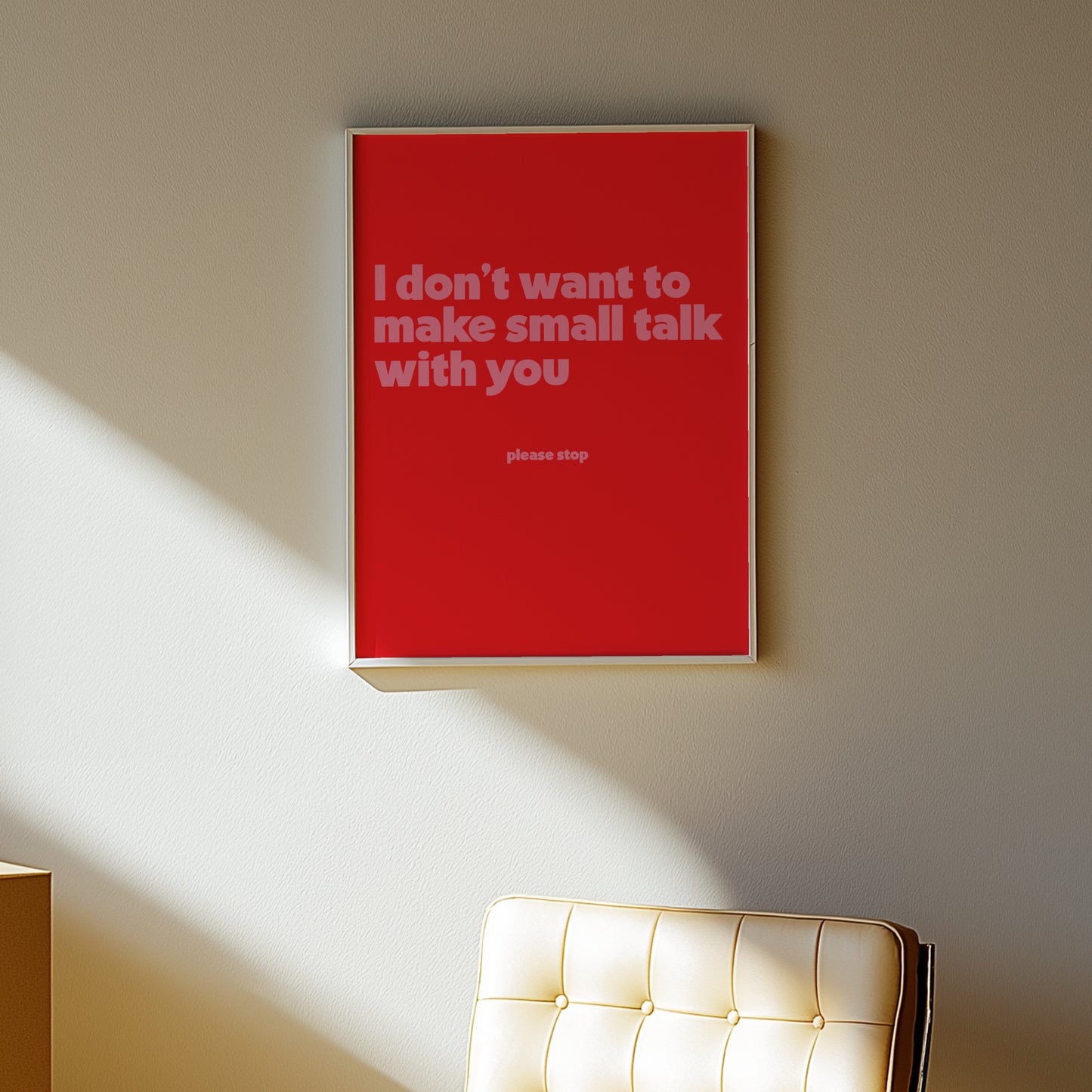 Stop talking