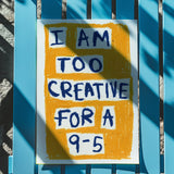 Too Creative Oil Pastel Print - A5 - Print - Thursday's Child