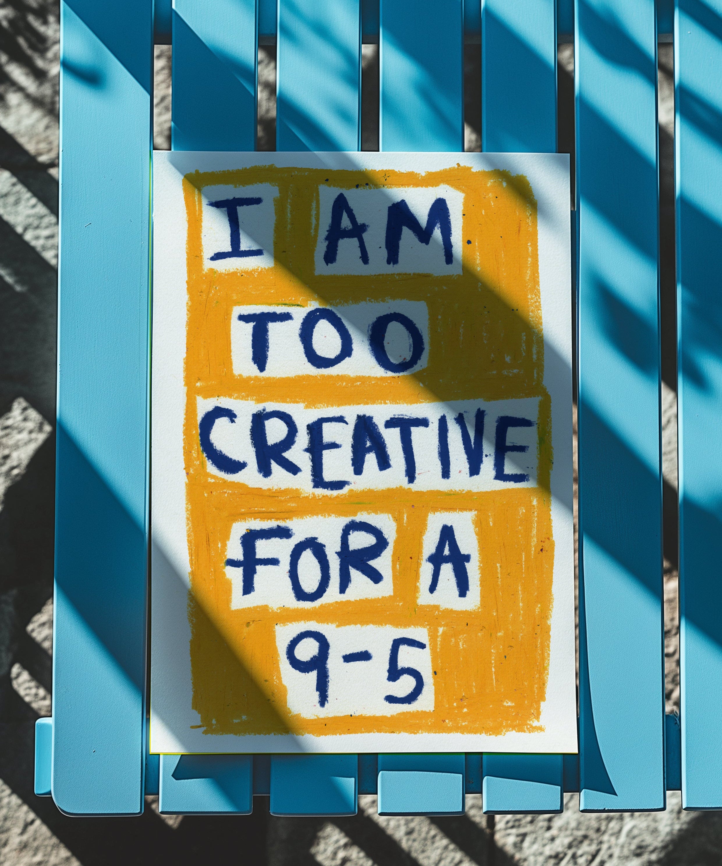 Too Creative Oil Pastel Print - A5 - Print - Thursday's Child