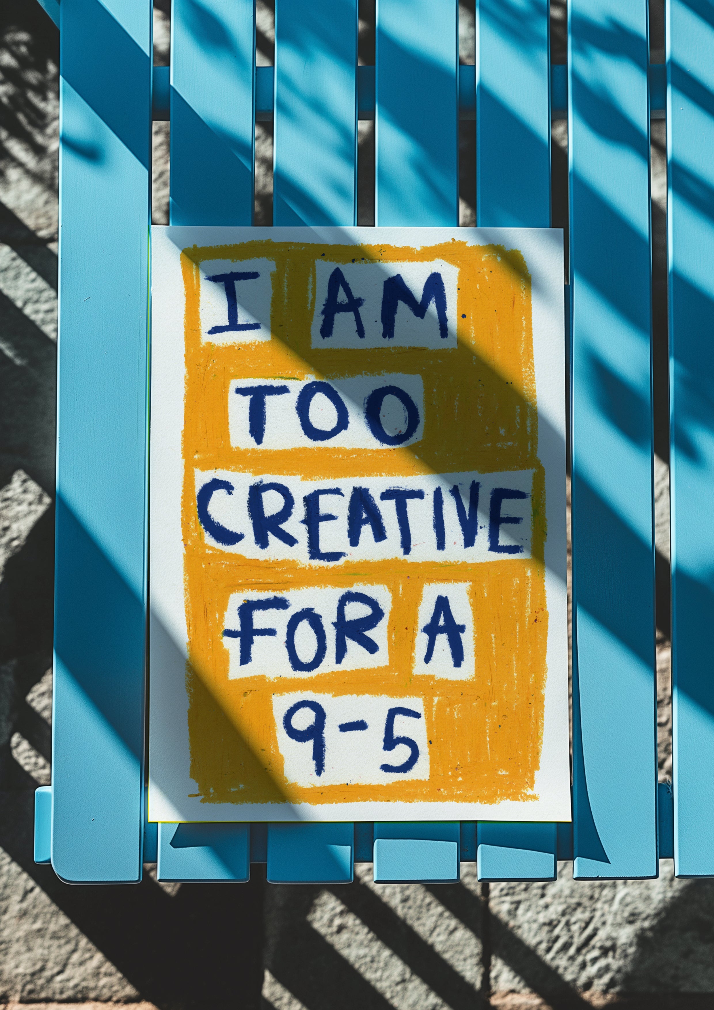 Too Creative Oil Pastel Print - A5 - Print - Thursday's Child
