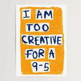 Too Creative Oil Pastel Print - A5 - Print - Thursday's Child