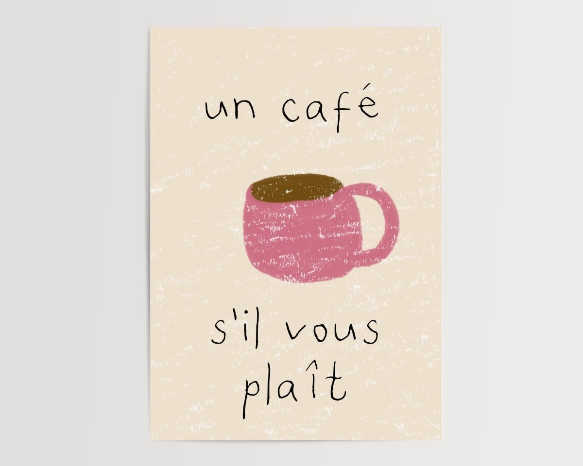 Un café - A5 - Print - Thursday's Child