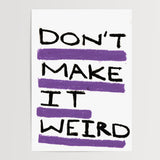 Weird Oil Pastel Print - A5 - Print - Thursday's Child