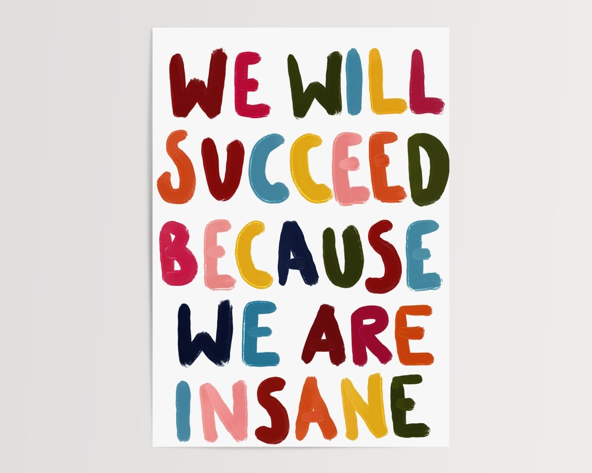 We are insane - A5 - Print - Thursday's Child