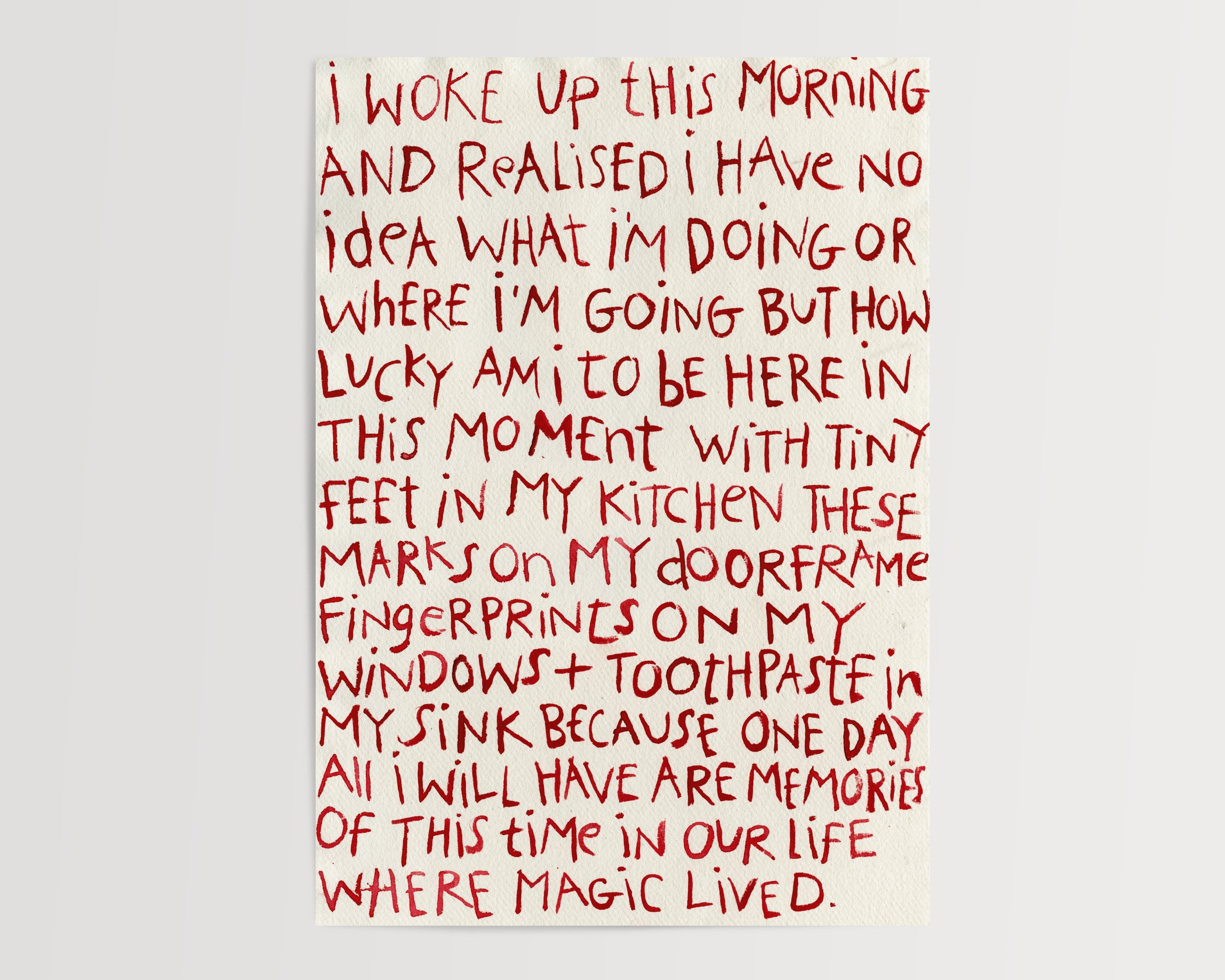 Where Magic Lived Painted Print - A5 - Print - Thursday's Child