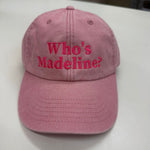 Who's Madeline cap - Light Pink - Clothing - Thursday's Child